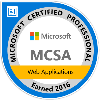 Badge MCSA Web Applications